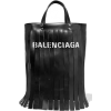 BALENCIAGA Fringed leather tote - Hand bag - 