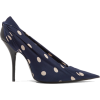 BALENCIAGA Knife polka-dot satin and lea - Classic shoes & Pumps - 