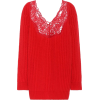 BALENCIAGA Lace-trimmed wool sweater - 套头衫 - $1,450.00  ~ ¥9,715.49