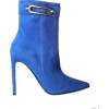 BALENCIAGA-electric-BLUE-suede-silver-bu - Boots - 
