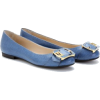 Flats Blue - Ballerina Schuhe - 