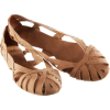 Flats Brown - Ballerina Schuhe - 