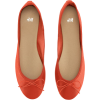 Flats Orange - Ballerina Schuhe - 