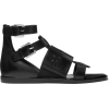 BALMAIN Logo-embossed leather sandals £6 - Sandals - 