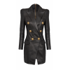 BALMAIN 6 Button Leather Dress - 连衣裙 - 