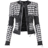 BALMAIN Black and white houndstooth twee - Suits - 