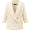 BALMAIN Double-breasted cotton-blend twe - Jacket - coats - 