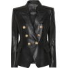 BALMAIN Double-breasted leather blazer $ - Suits - 