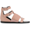 BALMAIN Leather sandals - Sandálias - 