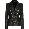 BALMAIN Quilted leather blazer - Suits - 