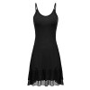 BBX Lephsnt Women's Adjustable Spaghetti Strap Chiffon Ruffle Camisole Dress Extender - Dresses - $12.99 
