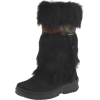 BEARPAW Women's Kola Fur Boot Black - Boots - $69.99 