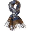 BEAU TIES OF VERMONT blue & brown scarf - Cachecol - 