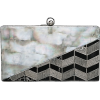 BE CHIC Grey Embellished Clutch - Carteras tipo sobre - $139.00  ~ 119.39€
