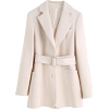 BELTED LONG BLAZER - Jacket - coats - $49.97 