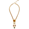 BEN-AMUN 24-karat gold-plated crystal ne - Necklaces - 