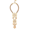 BEN-AMUN 24-karat gold-plated stone neck - Necklaces - 
