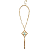 BEN-AMUN 24-karat gold-plated stone tass - Necklaces - 