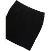 BLACK CURVY PLUS SIZE PENCIL SKIRT - Skirts - $32.00 