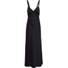 BLACK IRIS slip dress - Obleke - 