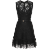 BLACK LACE DRESS - Kleider - 