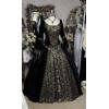 BLACK WEDDING GOWN-Black-Renaissance- - sukienki - 