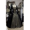 BLACK WEDDING GOWN-Black-Renaissance- - Haljine - 