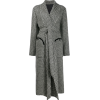 BLAZÉ MILANO oversized striped belted co - Jacket - coats - 