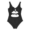 BMJL Women's High Waisted Swimsuit One Piece Bathing Suit Tie Knot High Cut Swimwear - 水着 - $27.99  ~ ¥3,150