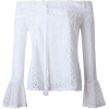 BOHEMIAN OFF-SHOULDER LACE TOP-1 - Рубашки - длинные - $39.99  ~ 34.35€