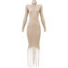 BOTTEGA VENETA High-neck fringed cotton- - Dresses - 