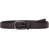 BOTTEGA VENETA Intrecciato leather belt - Paski - 
