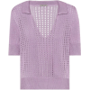 BOTTEGA VENETA Knitted silk top - 半袖衫/女式衬衫 - $810.00  ~ ¥5,427.27