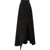 BRANDON MAXWELL black satin maxi skirt - Юбки - 