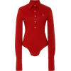 BRANDON MAXWELL red polo bodysuit - Underwear - 
