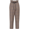 BRUNELLO CUCINELLI Checked wool pants - Spodnie Capri - 
