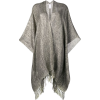 BRUNELLO CUCINELLI metallic cape - カーディガン - 