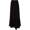 BRUNO CUCINELLI black silk chiffon skirt - Spudnice - 
