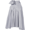BRUNO CUCINELLI blue & white shirt - 半袖衫/女式衬衫 - 