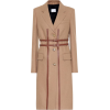 BURBERRY Leather-trimmed wool coa - Куртки и пальто - 