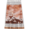 BURBERRY Mariner Print Pleated Cady Skir - スカート - 
