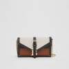 BURBERRY Mini Canvas and Leather TB Enve - Clutch bags - $1,490.00  ~ £1,132.42