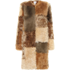 BURBERRY Patchwork shearling coat - Jakne in plašči - 