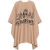 BURBERRY Skyline cashmere cape - Camisa - longa - 