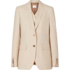 BURBERRY Waistcoat Detail Mohair Silk Bl - Suits - 
