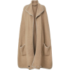 BURBERRY Wool Fleece Cape - Jacket - coats - 