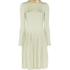 BURBERRY chain-trimmed pleated dress - sukienki - 