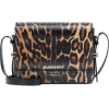 BURBERRY, leopard-print crossbody bag - Schnalltaschen - 