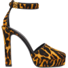 BURBERRY leopard print sandals - 经典鞋 - 