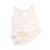 BUTTON-UP LACE SLEEVELESS TOP - Tanks - $19.99  ~ £15.19